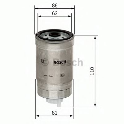 F 026 402 011 BOSCH Fuel filter