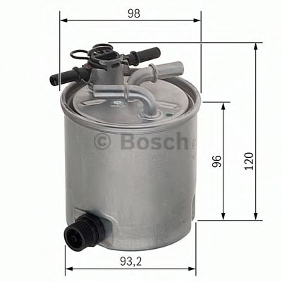 F 026 402 019 BOSCH Fuel filter