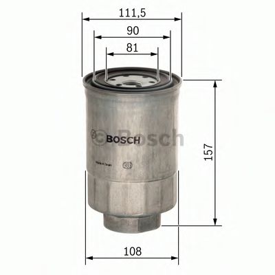 F 026 402 025 BOSCH Fuel filter