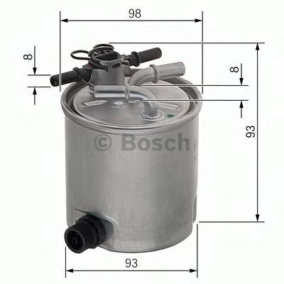 F 026 402 072 BOSCH Fuel filter