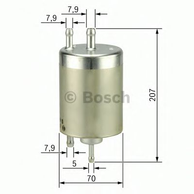 F 026 403 000 BOSCH Fuel filter