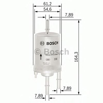F 026 403 008 BOSCH Fuel filter