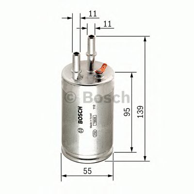 F 026 403 014 BOSCH Fuel filter