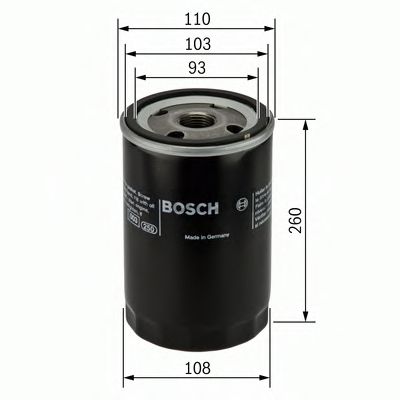 F 026 407 105 BOSCH Oil Filter