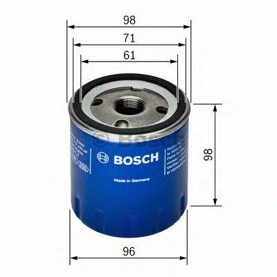 F 026 407 106 BOSCH Oil Filter