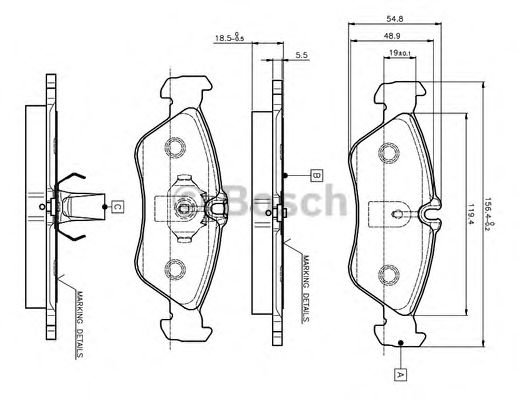 BOSCH 0 986 TB2 032