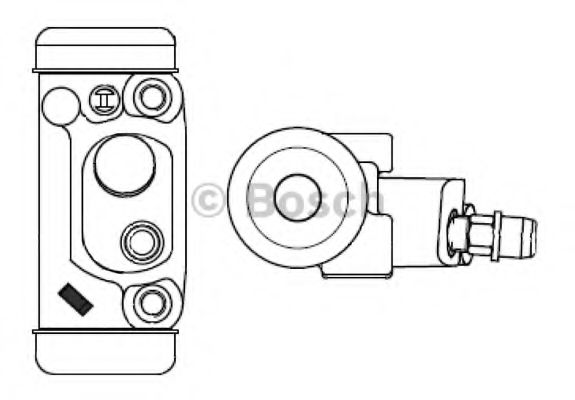 F 026 002 382 BOSCH Wheel Brake Cylinder