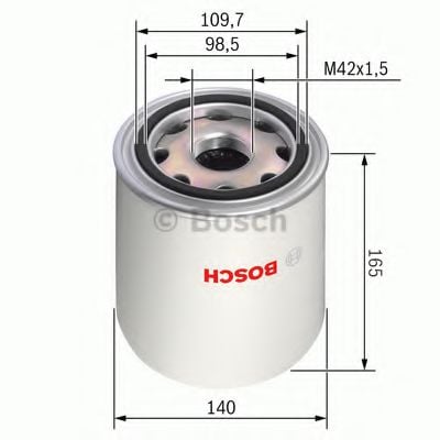 0 986 628 251 BOSCH Air Dryer, compressed-air system