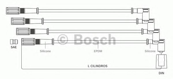 9295080035 BOSCH Ignition Cable