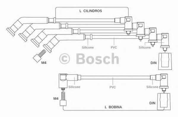 9 295 080 046 BOSCH Ignition Cable