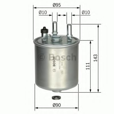 F 026 402 081 BOSCH Fuel Supply System Fuel filter