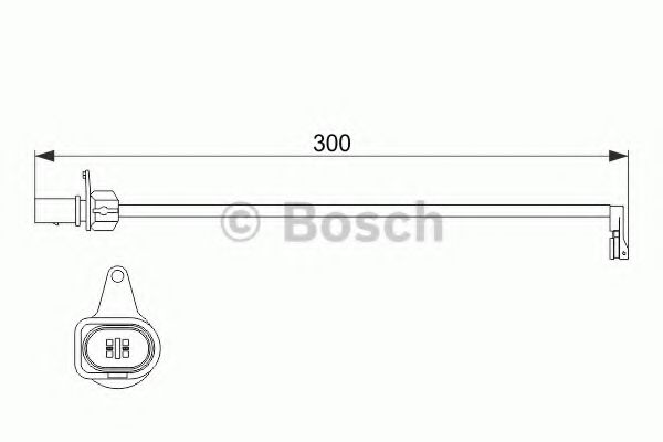 1 987 474 505 BOSCH Тормозная система Сигнализатор, износ тормозных колодок
