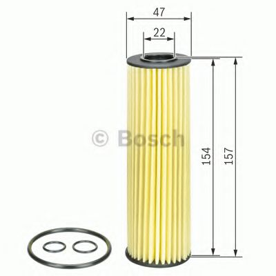 F 026 407 132 BOSCH Lubrication Oil Filter