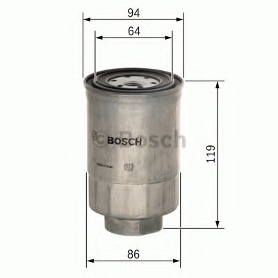 F 026 402 110 BOSCH Fuel filter