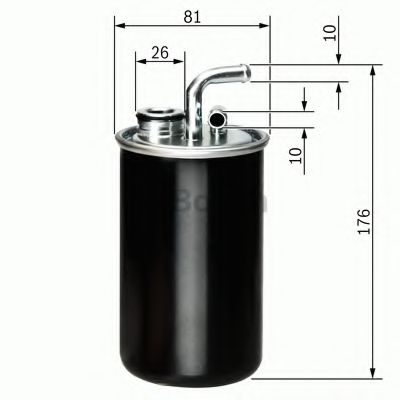 F 026402827 BOSCH Fuel filter