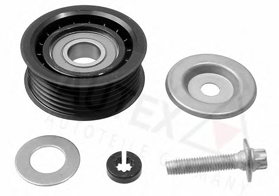 654749 AUTEX Deflection/Guide Pulley, v-ribbed belt