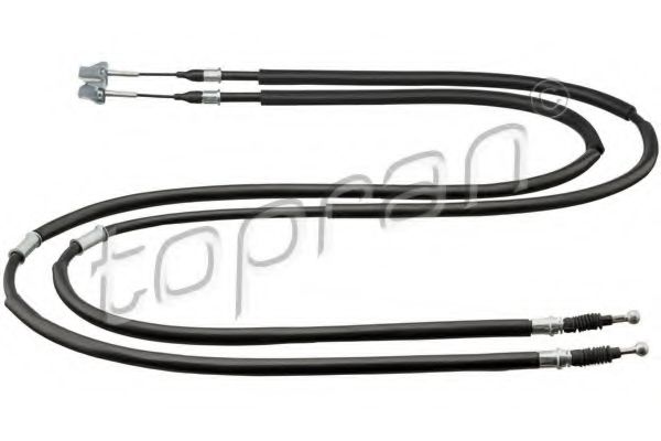 208 010 TOPRAN Cable, parking brake