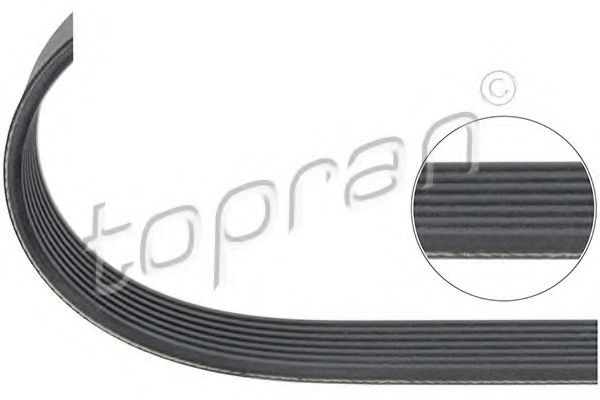 115 940 TOPRAN Cable, parking brake