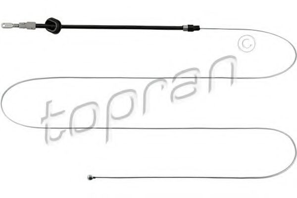 401 660 TOPRAN Clutch Cable