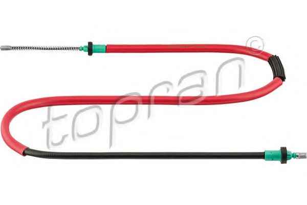 700 928 TOPRAN Cable, parking brake