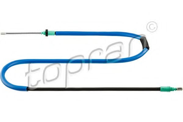 700 923 TOPRAN Cable, parking brake