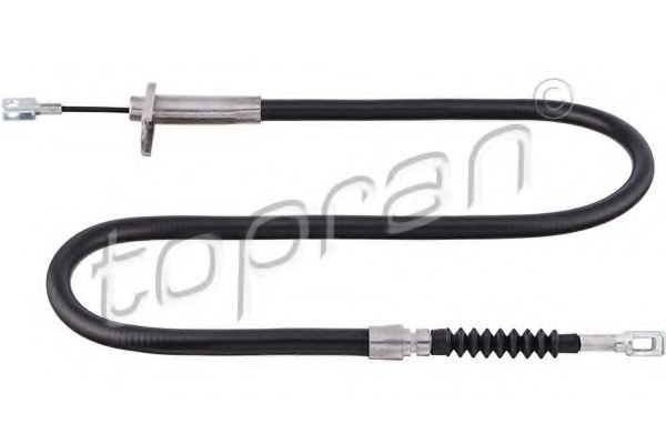 408 409 TOPRAN Cable, parking brake