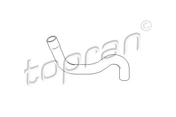 721 830 TOPRAN Cable, parking brake