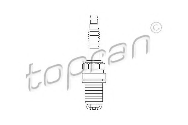 110 327 TOPRAN Spark Plug