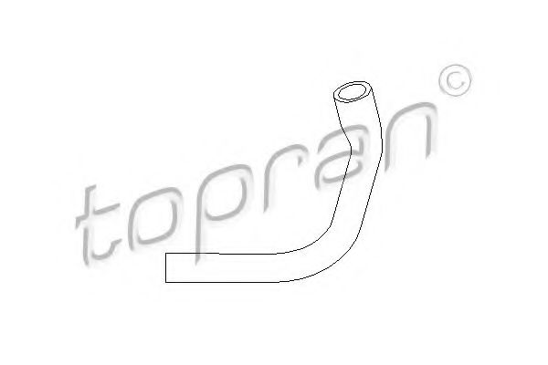 107 394 TOPRAN Hose, cylinder head cover breather