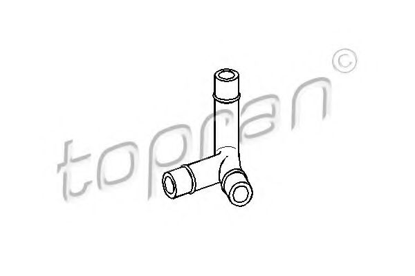 107 395 TOPRAN Brake System Cable, parking brake
