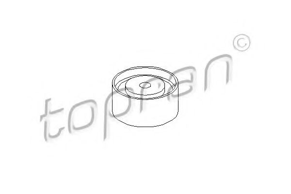 112 117 TOPRAN Deflection/Guide Pulley, timing belt