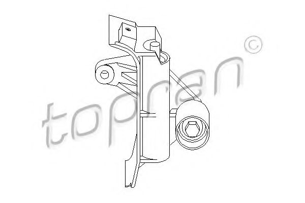109 141 TOPRAN Belt Drive Vibration Damper, timing belt