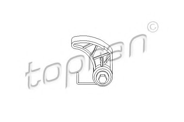 109 612 TOPRAN Lubrication Chain Tensioner, oil pump drive