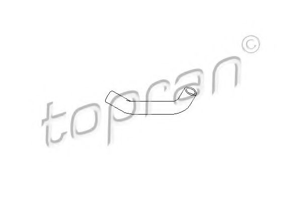 109 197 TOPRAN Cooling System Radiator Hose