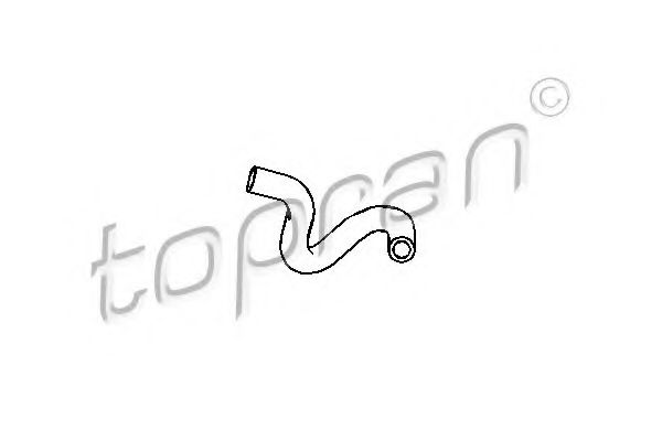 107 382 TOPRAN Brake System Cable, parking brake