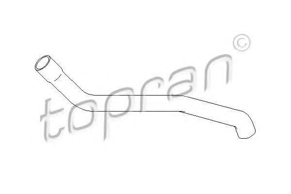 109 194 TOPRAN Cooling System Radiator Hose