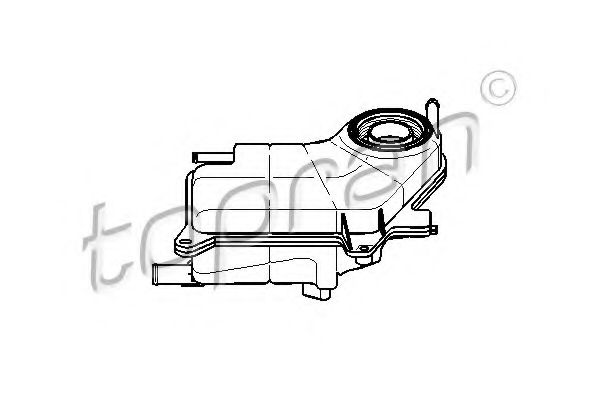 111 029 TOPRAN Cooling System Expansion Tank, coolant