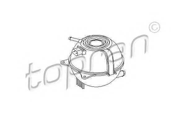 109 342 TOPRAN Cooling System Radiator, engine cooling
