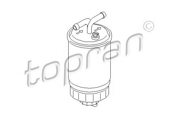 102 731 TOPRAN Fuel filter
