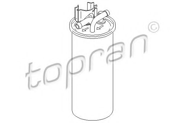 110 935 TOPRAN Lubrication Oil Filter