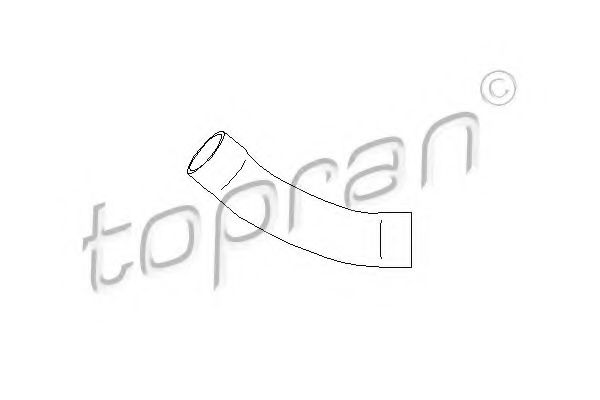 111 555 TOPRAN Cooling System Radiator Hose