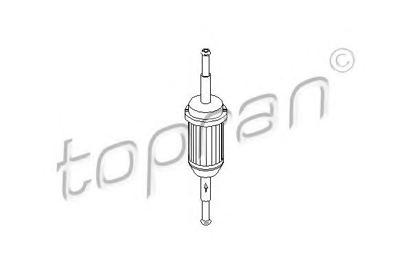 103 250 TOPRAN Fuel filter