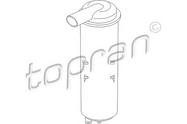 111022 TOPRAN Фильтр с активированным углём, система вентиляции бака
