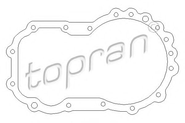 100 077 TOPRAN Oil Seal, manual transmission