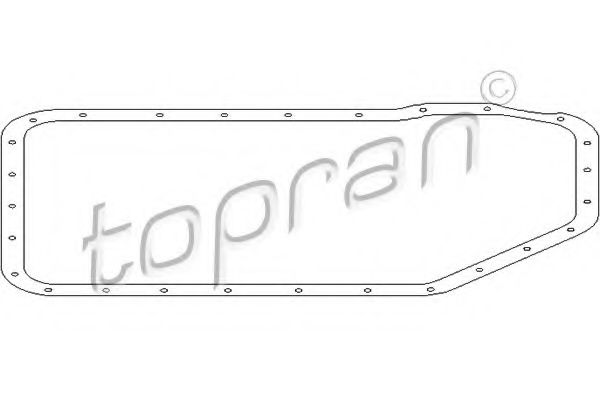 108 757 TOPRAN Прокладка, масляный поддон автоматической коробки передач
