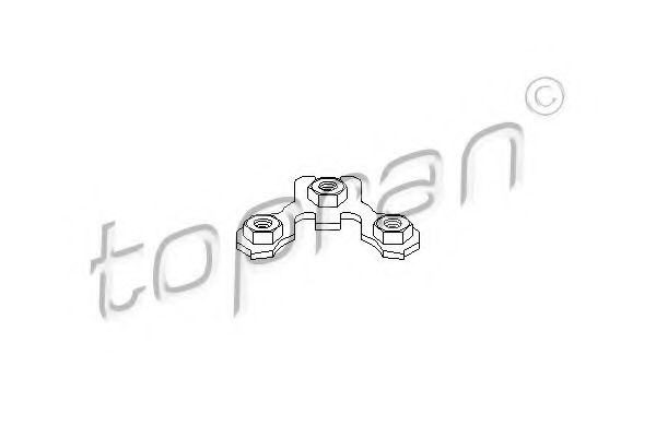 102 773 TOPRAN Wheel Suspension Securing Plate, ball joint