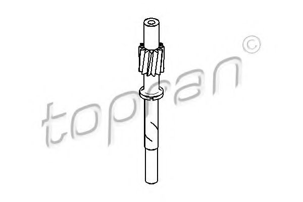 107 398 TOPRAN Brake System Cable, parking brake