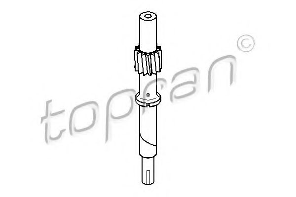 107 402 TOPRAN Brake System Cable, parking brake