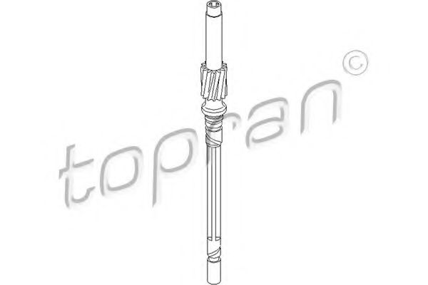 107 535 TOPRAN Cable, parking brake