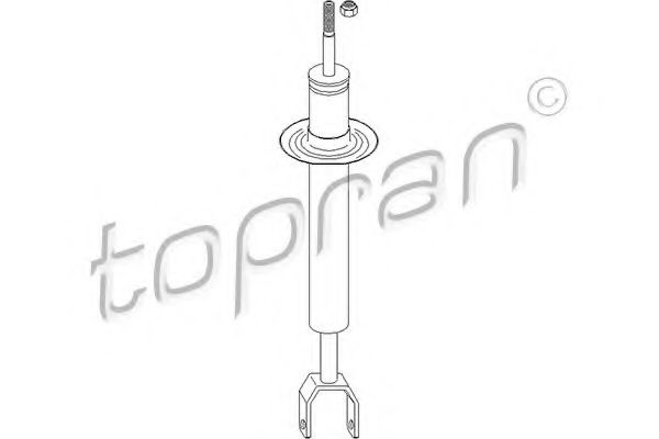 109 421 TOPRAN Brake System Cable, parking brake
